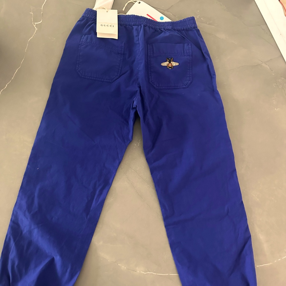 Gucci Boys Royal Blue Joggers / New w/Tags / Size 8